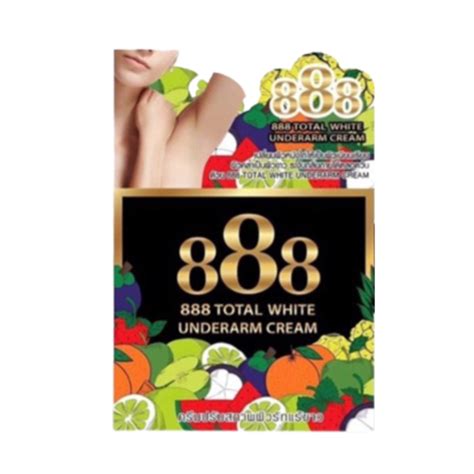888 deodorant|888 TOTAL WHITE UNDERARM CREAM /Deodorant .